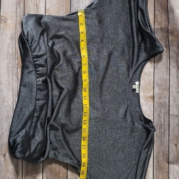 Studio Y silver gray blouse and tank set - Picture 6 of 6